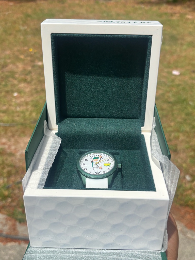 Masters Green And Yellow Tournament Time Piece